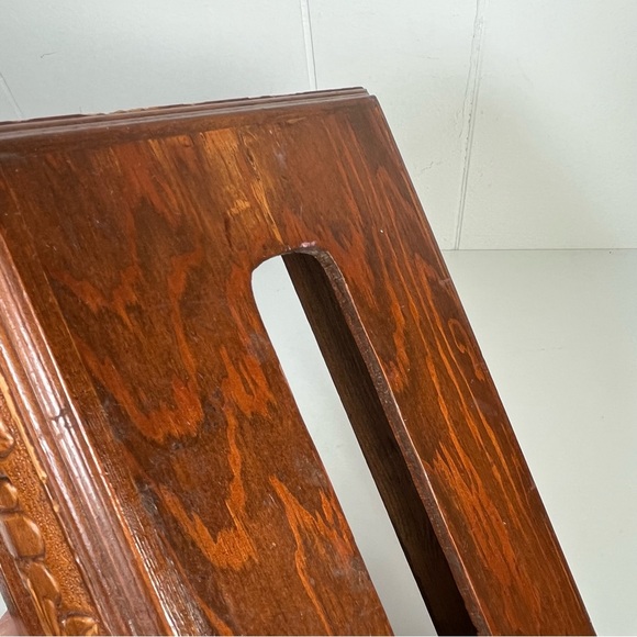 Vintage Handcrafted Boho Carved Wooden Tissue Box Holder Cover - Picture 16 of 16